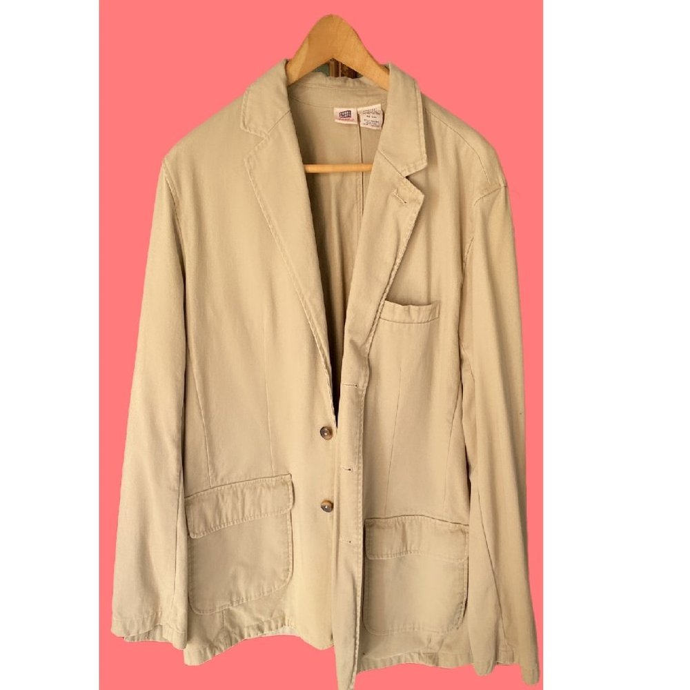 Khaki Blazer 42/44 -Large